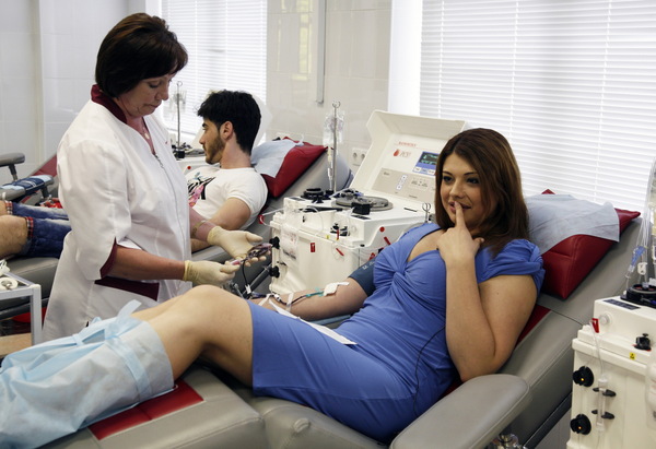 Сбор крови на донорство